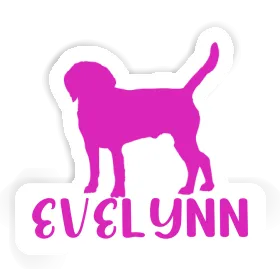 Sticker Hund Evelynn Image