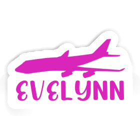 Jumbo-Jet Sticker Evelynn Image