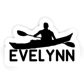 Sticker Kajakfahrer Evelynn Image