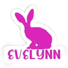 Lapin Autocollant Evelynn Image