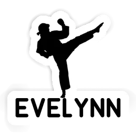 Karateka Sticker Evelynn Image