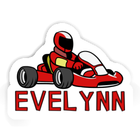 Evelynn Sticker Kart Driver Image