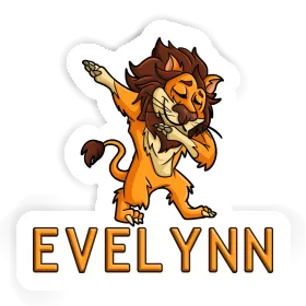 Lion Autocollant Evelynn Image