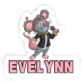 Sticker Evelynn Sängerin Image