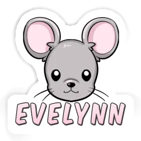 Evelynn Aufkleber Mauskopf Image