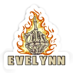 Evelynn Sticker Mittelfinger Image