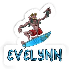 Aufkleber Wellenreiter Evelynn Image