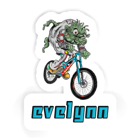 Sticker Downhill Biker Evelynn Image