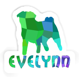 Evelynn Sticker Pug Image