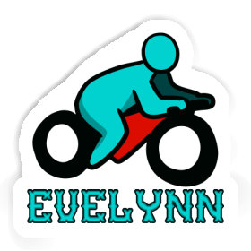 Evelynn Sticker Motorbike Driver Image