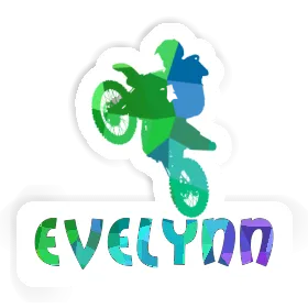 Aufkleber Evelynn Motocross-Fahrer Image