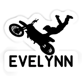 Aufkleber Motocross-Fahrer Evelynn Image