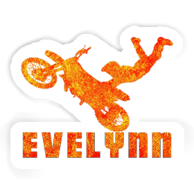 Sticker Motocross-Fahrer Evelynn Image