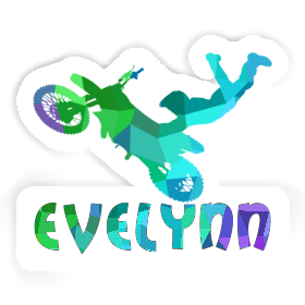 Sticker Evelynn Motocross-Fahrer Image