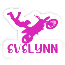 Motocross-Fahrer Sticker Evelynn Image