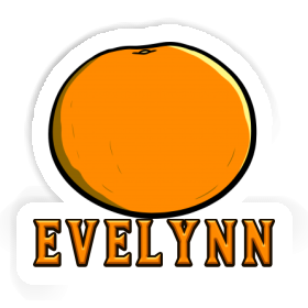 Autocollant Evelynn Orange Image