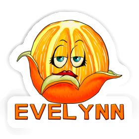 Autocollant Orange Evelynn Image