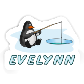 Autocollant Evelynn Pingouin pêcheur Image