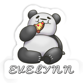 Aufkleber Pizza-Panda Evelynn Image