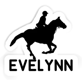 Evelynn Sticker Horse Rider Image