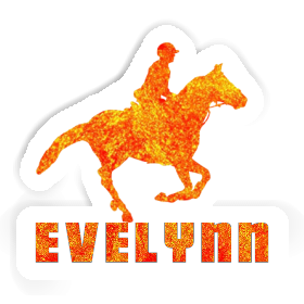 Evelynn Sticker Horse Rider Image