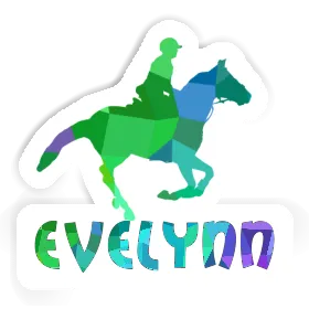 Autocollant Cavalière Evelynn Image