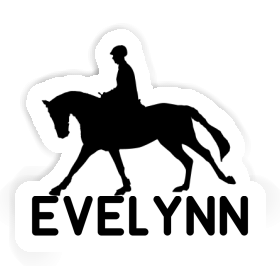 Horse Rider Sticker Evelynn Image