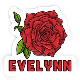 Evelynn Sticker Rosenblüte Image