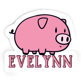 Sticker Evelynn Schwein Image