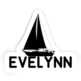 Sailboat Sticker Evelynn Image