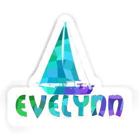 Sticker Sailboat Evelynn Image