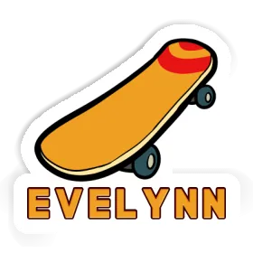 Sticker Skateboard Evelynn Image