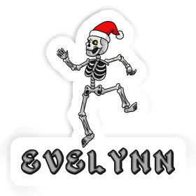 Sticker Evelynn Christmas Skeleton Image