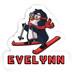 Evelynn Autocollant Skieuse Image