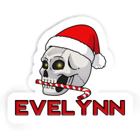 Evelynn Sticker Weihnachtstotenkopf Image