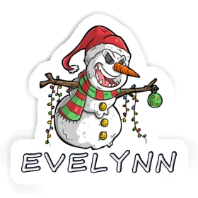 Sticker Snowman Evelynn Image