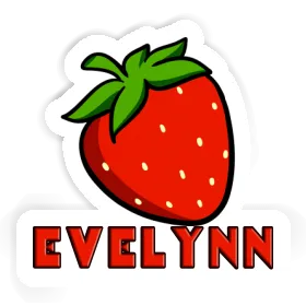 Evelynn Autocollant Fraise Image