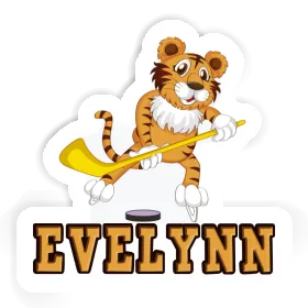 Hockey Player Sticker Evelynn Image