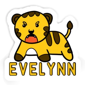 Baby-Tiger Sticker Evelynn Image