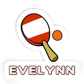 Aufkleber Evelynn Tischtennisschläger Image