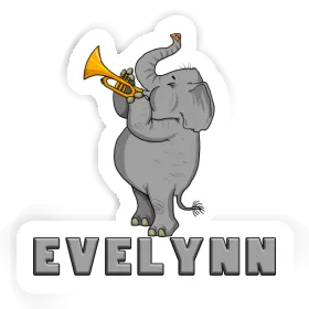 Sticker Elephant Evelynn Image