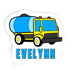 Water Truck Sticker Evelynn Image