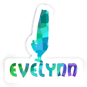 Windsurfer Sticker Evelynn Image