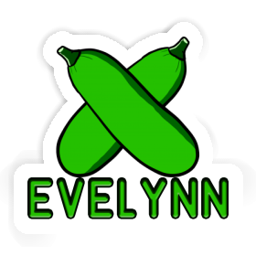 Evelynn Sticker Zucchini Image