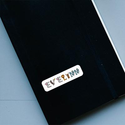 Tierschrift Sticker Evelynn Laptop Image