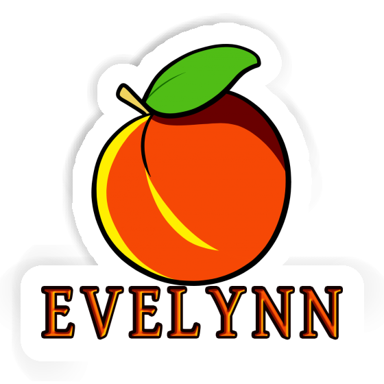 Sticker Evelynn Apricot Gift package Image