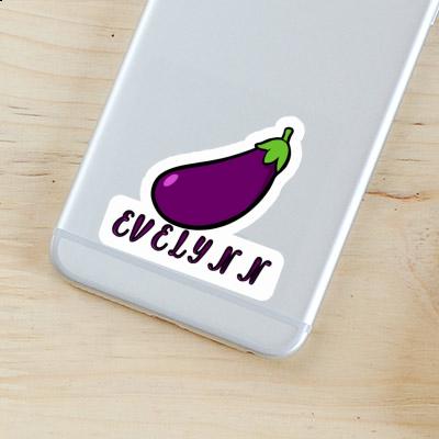 Autocollant Aubergine Evelynn Laptop Image