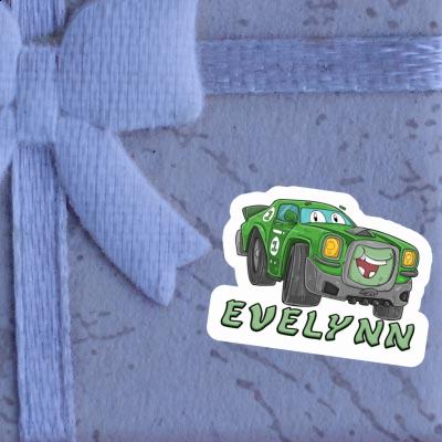 Evelynn Autocollant Voiture de course Notebook Image