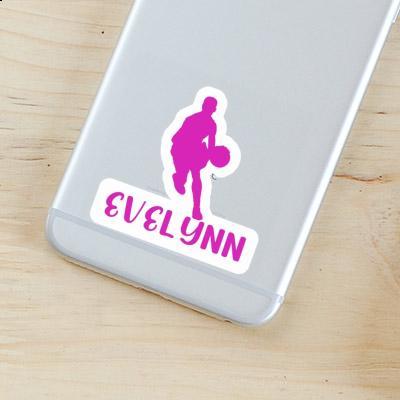 Basketball Player Sticker Evelynn Laptop Image