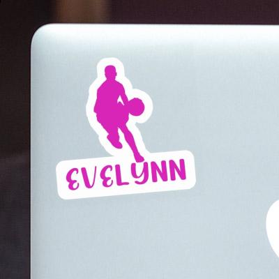 Autocollant Evelynn Joueur de basket-ball Laptop Image